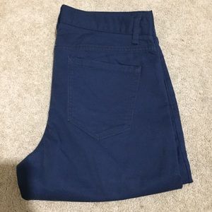 Original Penguin Navy Slim Straight Chinos